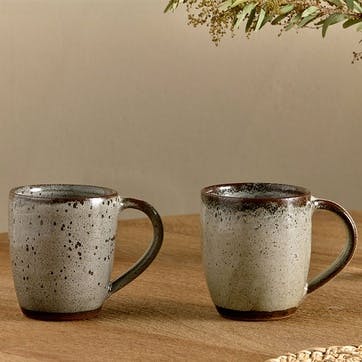 Cam Set of 2 Mugs 350ml, Mocha