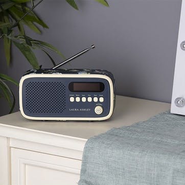 Laura Ashley DAB/DAB+ Digital FM Radio, Elveden Navy