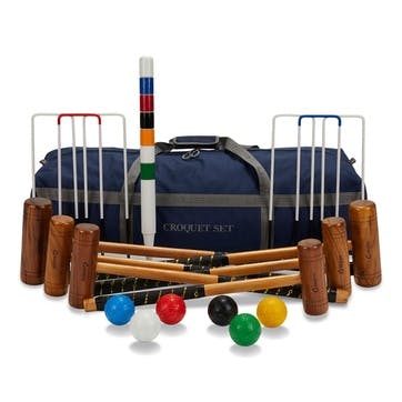Family 6 Player Croquet Set with Nylon Bag