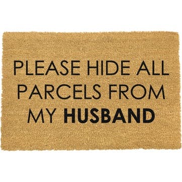 Please Hide All Parcels Doormat