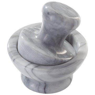 Marble Spice Grinder, White