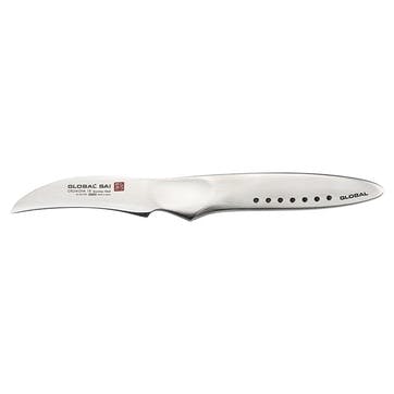 Sai Peeling Knife 6.5cm, Silver