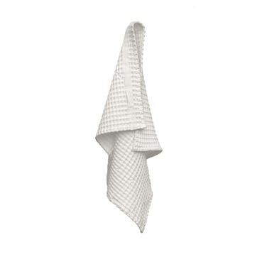 Waffle Hand Towel, L75 x W50 cm, Natural White