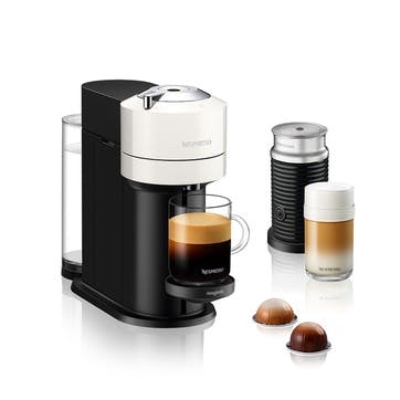 11710 Nespresso Vertuo Next & Milk Coffee Machine, White