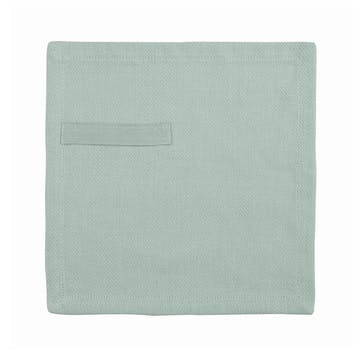 Herringbone Set of 4 Everyday Napkins 20 x 20cm, Dusty Mint