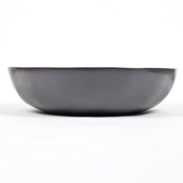 Serving/salad bowl, D30 x H7cm, Quail's Egg, charcoal