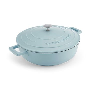 Shallow Casserole Dish 4L, Pastel Blue