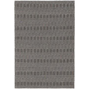 Sloan ethnic flatweave runner 200 x 300cm, Black