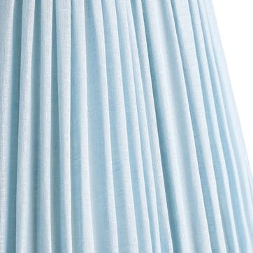 scalloped Shade 35cm,   blue sky linen