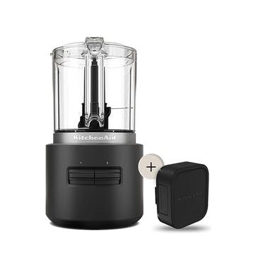 Cordless Food Chopper Battery Included, Matt Black