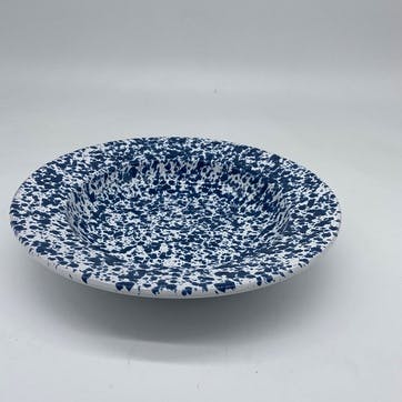 Splatter Pasta Plate D23cm, Blue