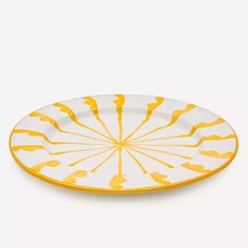 Circus Dinner Plate Set of 2, D26cm, Yellow