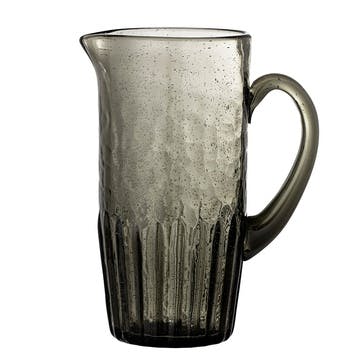Anora Anora Jug, Glass, Grey H21cm, Grey