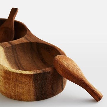 Gava Salt Cellar H14.4 x W7.2 x 3cm, Natural