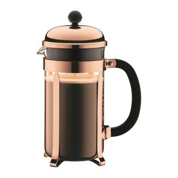 Chambord, 8 Cup Coffee Maker, 1 Litre, Copper