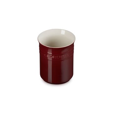 Stoneware Utensil Jar Small, Garnet