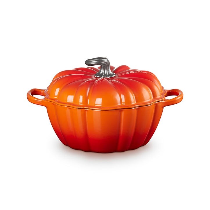 Signature Cast Iron Pumpkin Casserole, 24cm, Volcanic