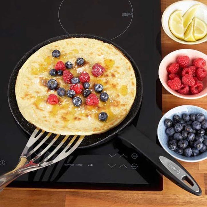 Ultimate Crepe Pan With St Handle 25cm, Black