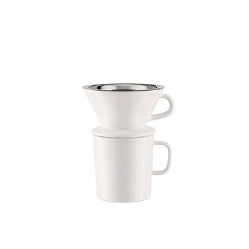 Slow Coffee Jug with Filter , Clear