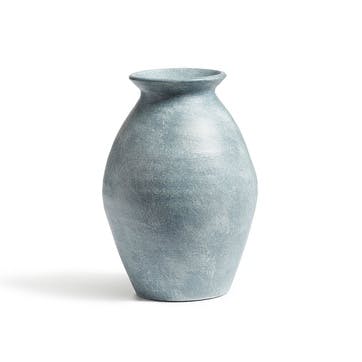 Small Vase H21cm, Distressed Blue