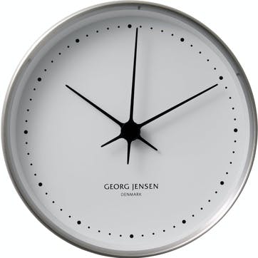 Koppel Wall Clock, Stainless Steel, 22cm