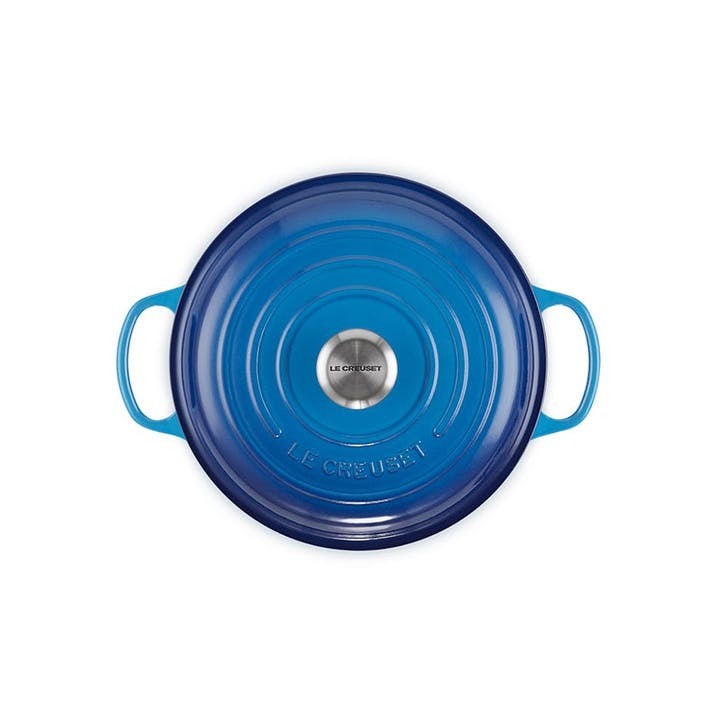 Signature Cast Iron Shallow Casserole 26cm, Azure