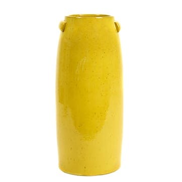 Tabor Vase H45cm, Yellow