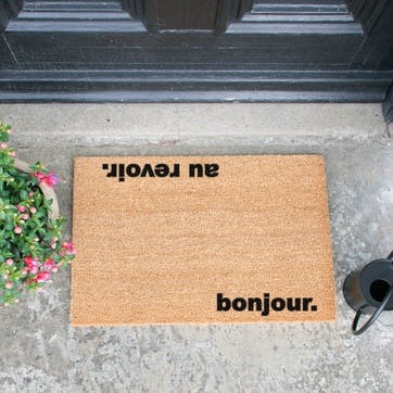 Bonjour, Au Revoir Doormat