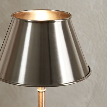 Amberly Table Lamp H44cm, Chrome