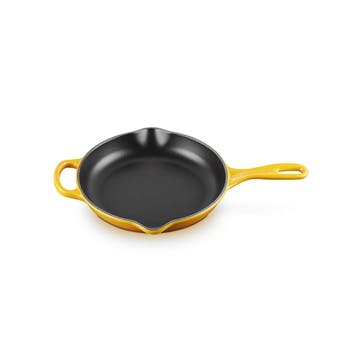 Signature Cast Iron Frying Pan with Metal Handle 23cm, Nectar