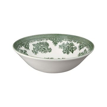 Green Asiatic Pheasants Pudding/Soup Bowl D20.5cm, Green