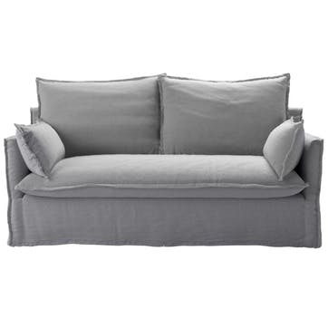 Issac Sofa, Two and a Half Seat, Pumice Plain Weave