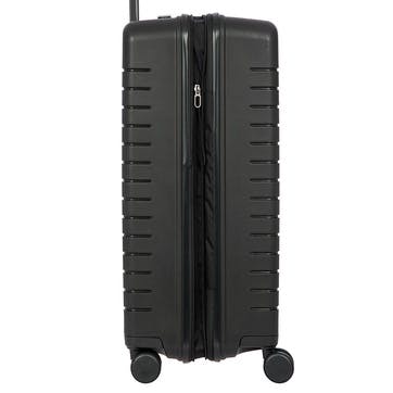 Ulisse expandable trolley suitcase 71cm, Black