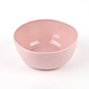 Set of 4 large dipping bowls, D11 x H5cm, Quail's Egg, pale pink