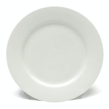 White Basics Rimmed Side Plate D20cm, White