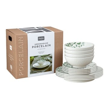 Greenhouse 12 Piece Tableware Set, Multi