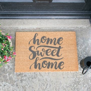 Home Sweet Home Doormat, Grey