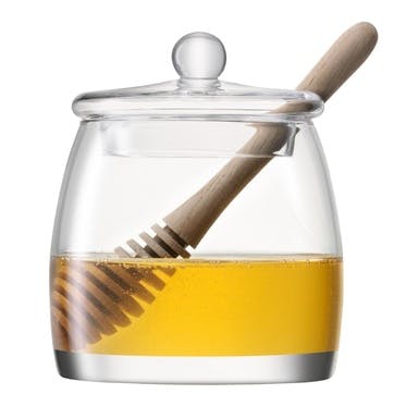 LSA Serve Honey Pot & Oak Dipper