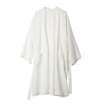 White Linen Robe, Medium