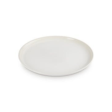 Stoneware Coupe  Side Plate 22cm, Meringue