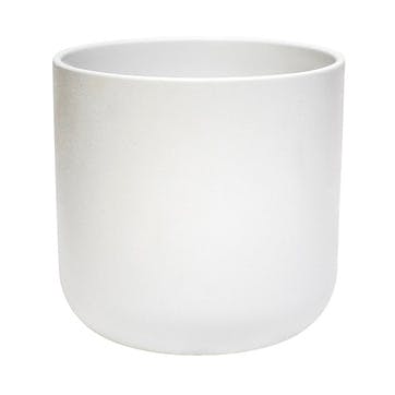 Lisbon Planter, 26cm, White