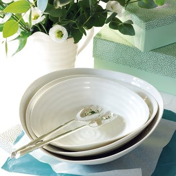 Salad Bowl - Medium; White