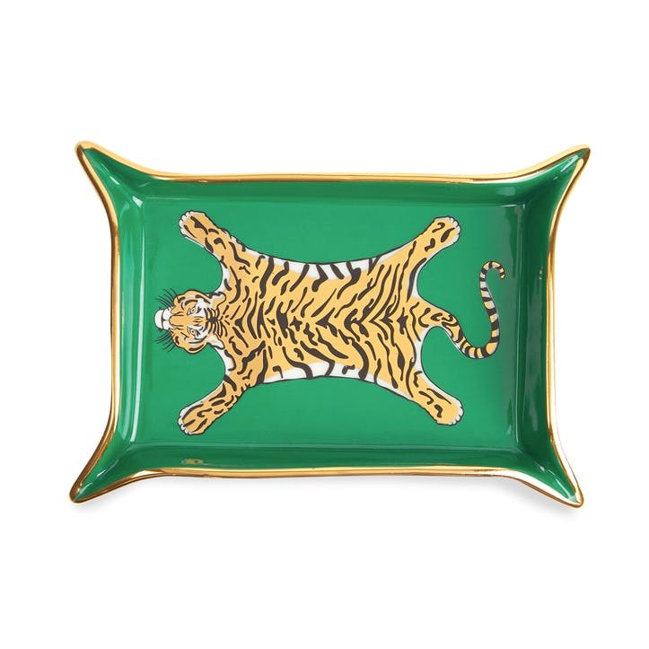 Tiger Valet Tray, Green