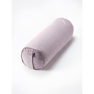 Organic Cotton Buckwheat Bolster, Wisteria