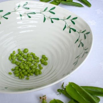 Mistletoe Serving Bowl D28.5cm White/Green