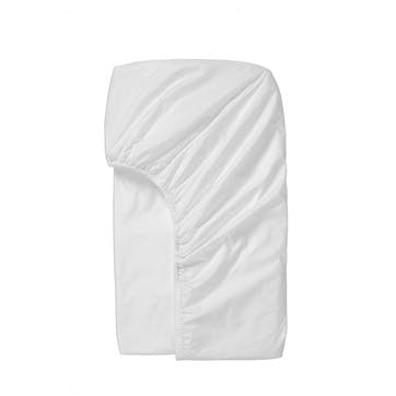 Perfect Percale  Fitted Sheet Superking, White