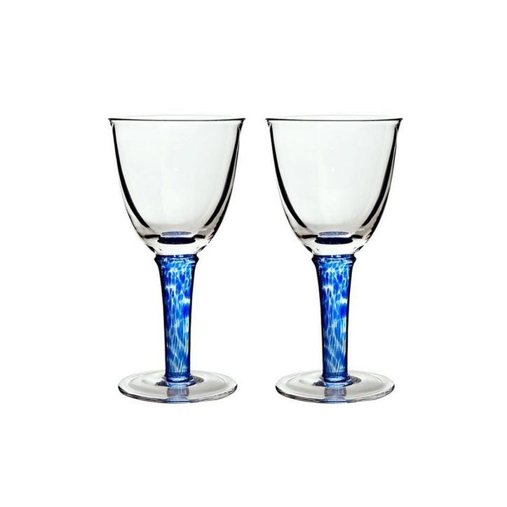 Imperial Blue Set of 2 Red Wine Glasses, 300ml
