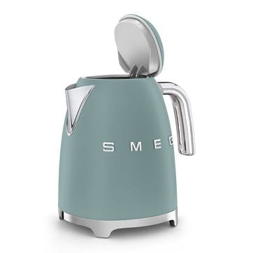 50's Style Cordless Electric Kettle  1.7L, Emerald Green
