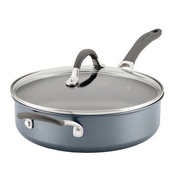 A1 Non-Stick Saute Pan with Lid, Grey