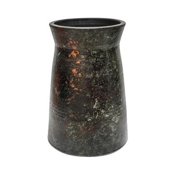 Kew Eclectic Orangery Handthrown Vase D20cm, Bronze